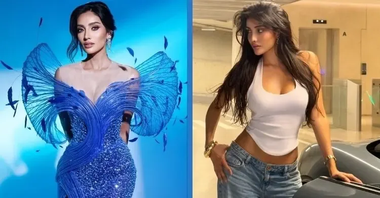 দুই ভিন্ন সাজে মিথিলার ফ্যাশন